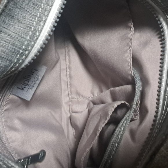 Kipling Gray Crossbody Bag. Unique.  #1      12x8 - Picture 5 of 6